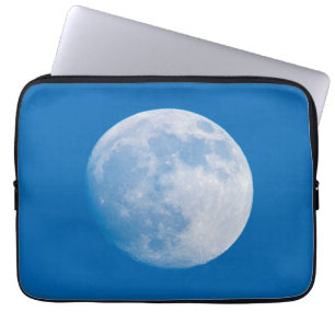 Funda Para Portátil Luna Llena Sobre La Ciudad De Montreal