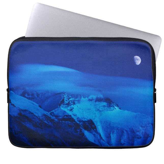 Funda Para Portátil Luna Por El Tíbet Everest, China (Frente)