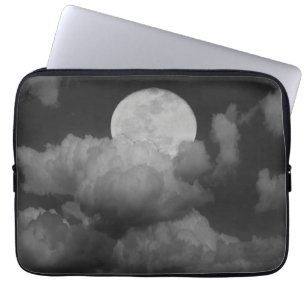 Funda Para Portátil Luna y nubes sobre Kansas