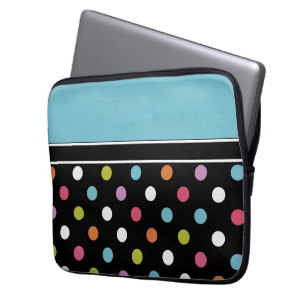Funda Para Portátil Lunares coloridos de la caja del ordenador