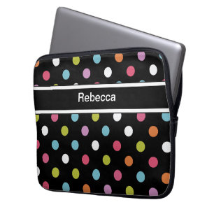 Funda Para Portátil Lunares de la caja del ordenador portátil del