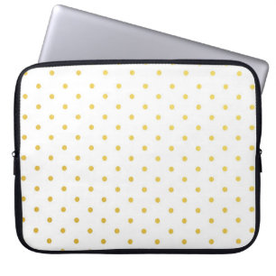 Funda Para Portátil Lunares del oro de la moda