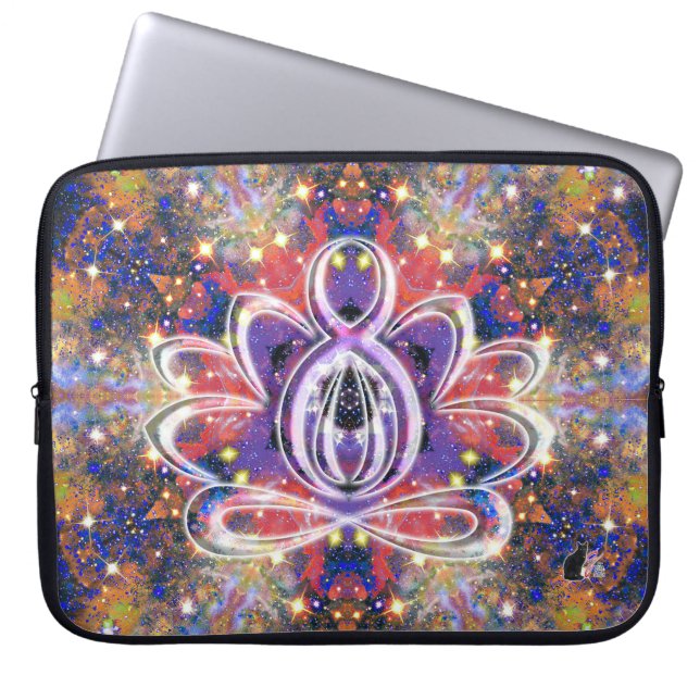 Funda Para Portátil Lustrous Zen Lotus (Frente)