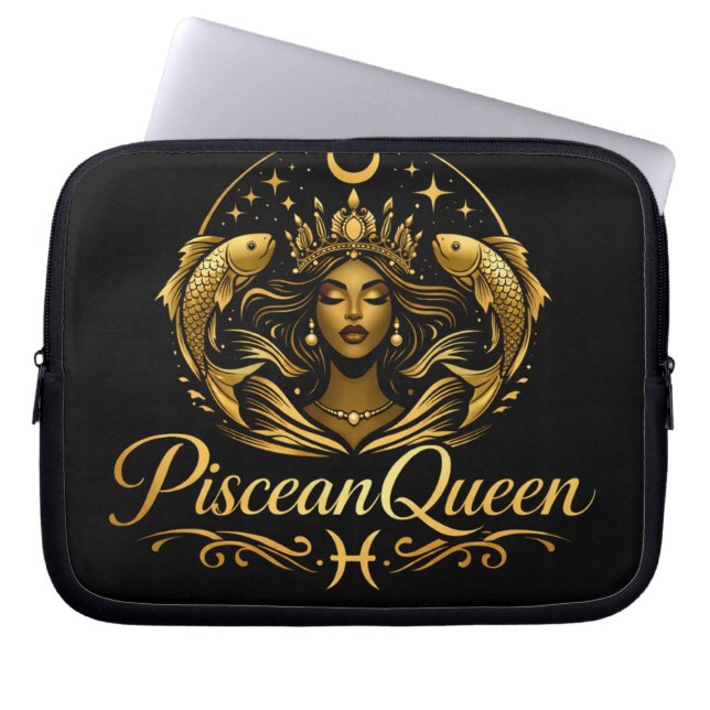 Funda Para Portátil Luxury Piscean Queen Electronics Bag (Frente)