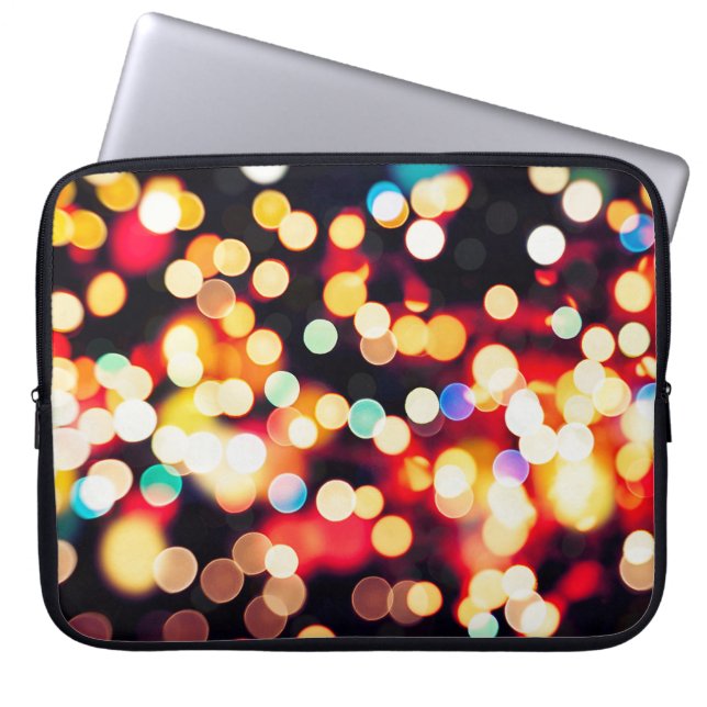 Funda Para Portátil Luz abstracta: fondo de textura simple (Frente)