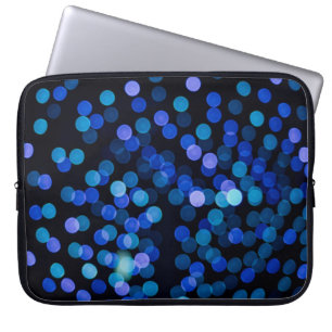 Funda Para Portátil Luz azul de bokeh