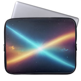 Funda Para Portátil Luz Cósmica Espacial Brillante Abstracto Ciencia F
