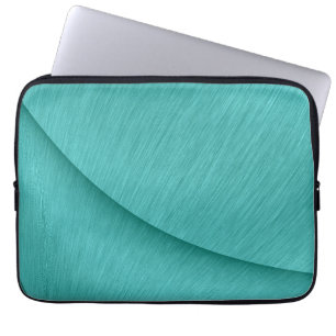 Funda Para Portátil Luz turquesa cepillada