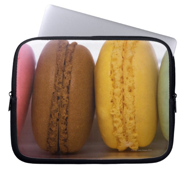 Funda Para Portátil Macarons gourmet franceses importados (macarons) (Frente)