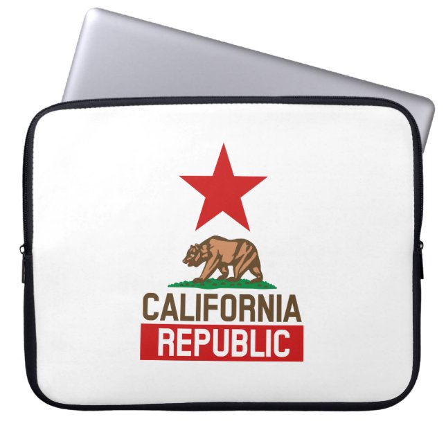 Funda Para Portátil MacBook Sleeve de California Republic (Frente)