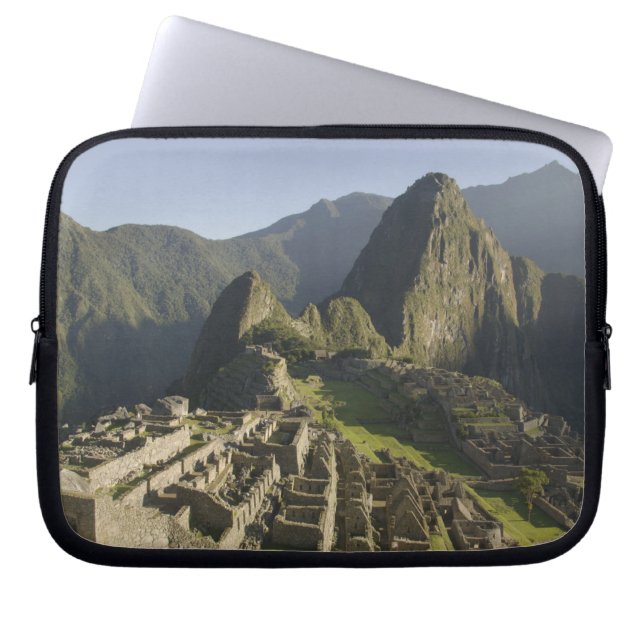 Funda Para Portátil Machu Picchu, ruinas de ciudad inca, Perú. (Frente)