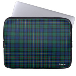 Funda Para Portátil MacLeod de Skye Tartan Scottish Plaid Monograma