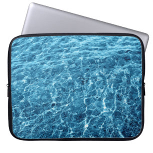 Funda Para Portátil Macro burbujeante foto del Mar Azul