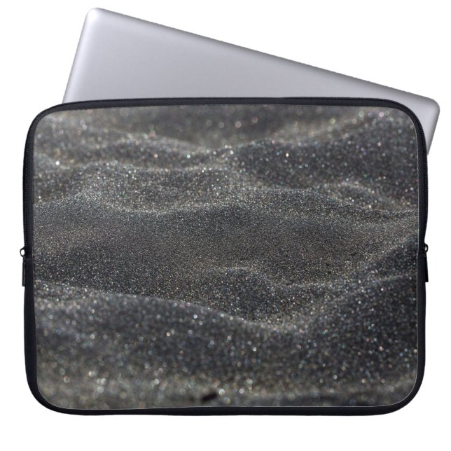 Funda Para Portátil Macroarena negra borrosa (Frente)