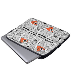 Funda Para Portátil Madhubani 4 pescados