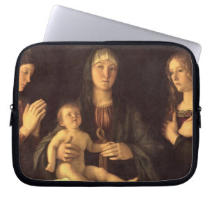 Funda Para Portátil Madonna y niño con St Mary Magdalena y St.