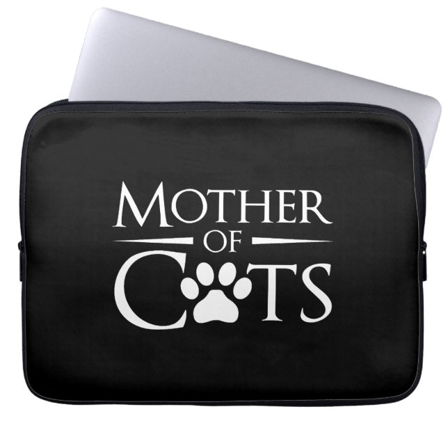 Funda Para Portátil Madre De Gatos (Frente)