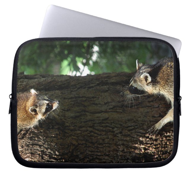 Funda Para Portátil Madre y kit de mapache 2 (Frente)