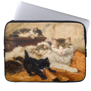 Funda Para Portátil Madre y sus gatitos