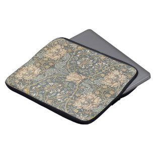 Funda Para Portátil Madreselva de William Morris, Arte de Flores Vinta