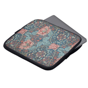 Funda Para Portátil Madreselva de William Morris, Arte de Flores Vinta