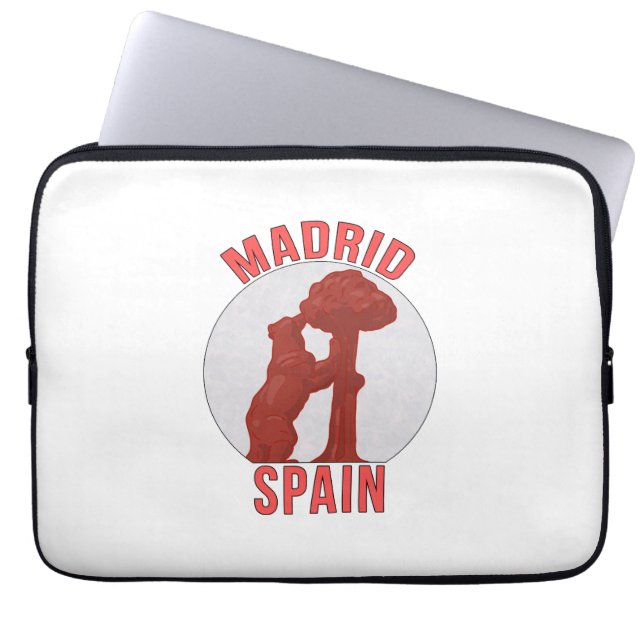 Funda Para Portátil Madrid España (Frente)