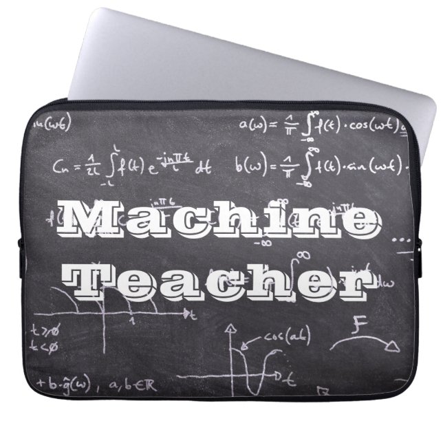 Funda Para Portátil Maestra de Máquina (Frente)