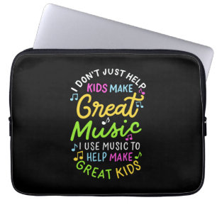 Funda Para Portátil Maestra de Música - Ayuda a los niños a hacer rega