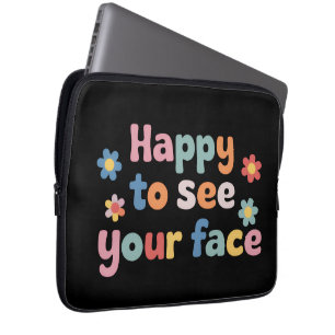 Funda Para Portátil Maestro Feliz de Verte de Vuelta a la Escuela