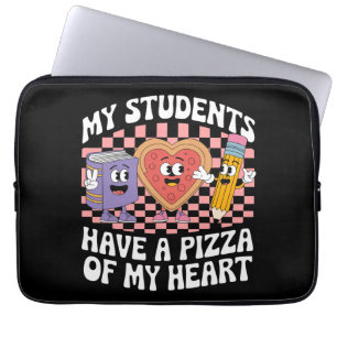 Funda Para Portátil Maestro Mis Estudiantes Tienen Una Pizza De Mi Cor