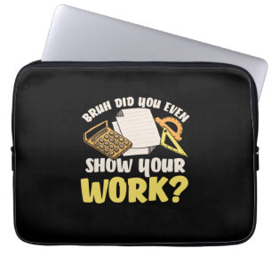Funda Para Portátil Maestros matemáticos muestran tu trabajo