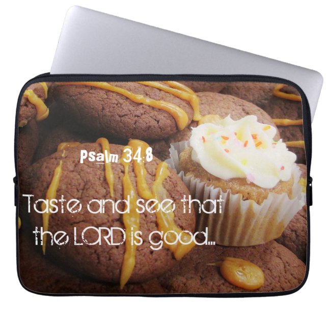 Funda Para Portátil Magdalena y galletas (Frente)