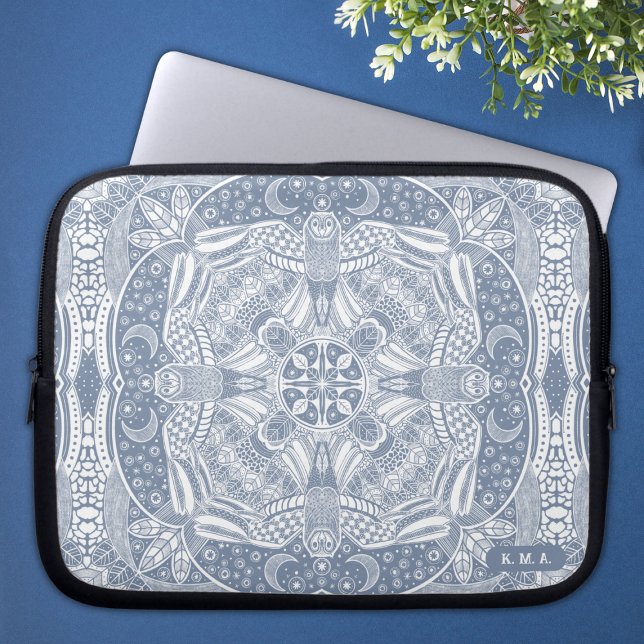 Funda Para Portátil Magical Owl Mandala (Subido por el creador)