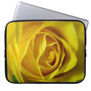 Funda Para Portátil Magnífica imagen de macro rosa amarilla