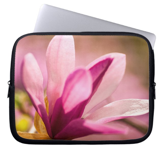 Funda Para Portátil Magnolia rosa (Frente)