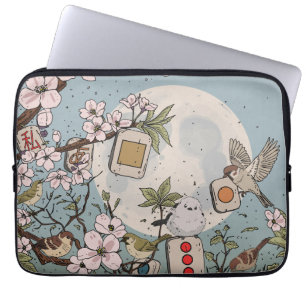 Funda Para Portátil Mahjong Salida de la Luna