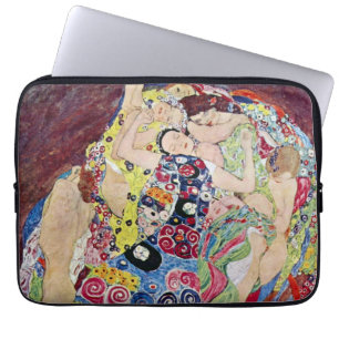 Funda Para Portátil Maiden (Virgen), Gustav Klimt, Art Nouveau vintage