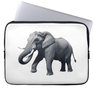 Funda Para Portátil Majestic African Elephant Walking with Large Tusks