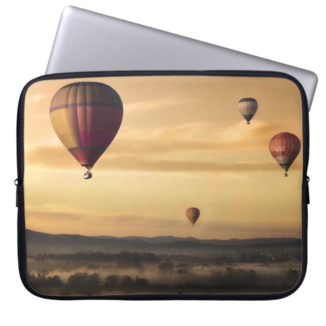 Funda Para Portátil Majestic Hot Air Balloons Foto (Frente)