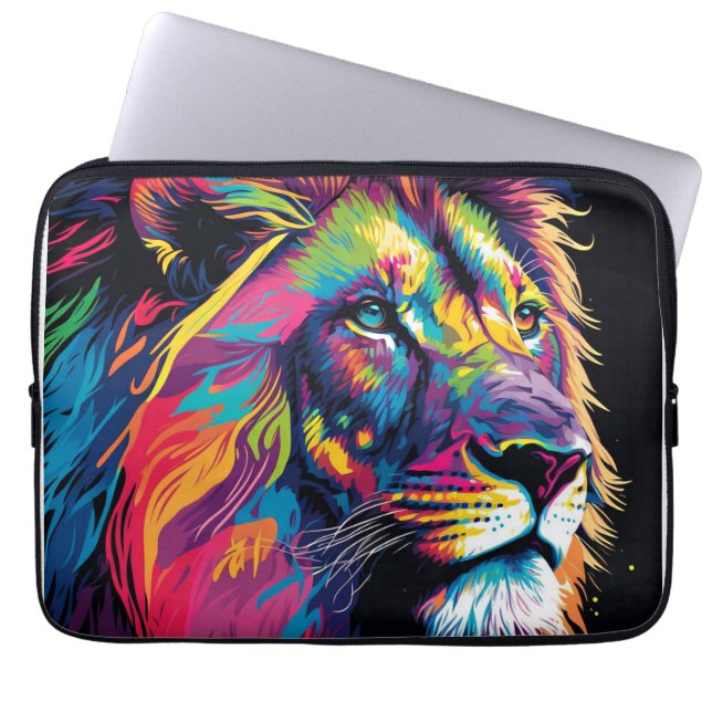 Funda Para Portátil Majestic Rainbow Lion (Frente)