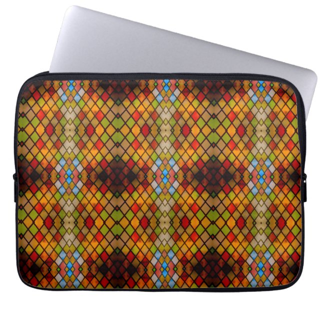 Funda Para Portátil Majestic Stained Glass Window Pattern  (Frente)