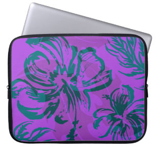 Funda Para Portátil Makole Hibiscus Floral Hawaian Neoprene Wetsuit