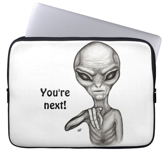 Funda Para Portátil ¡Mala Alien, eres la siguiente! (Frente)