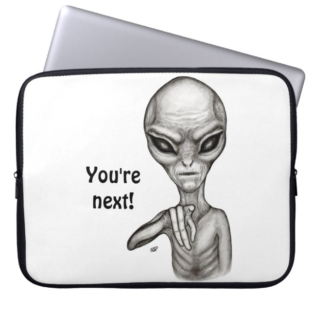 Funda Para Portátil ¡Mala Alien, eres la siguiente! (Frente)