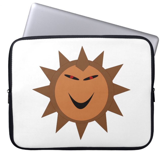 Funda Para Portátil Maldad Hedgehog Kawaii Gótico Halloween Laptop Bag (Frente)