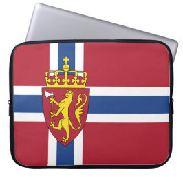 Funda Para Portátil Maleta de teléfono de bandera de Noruega
