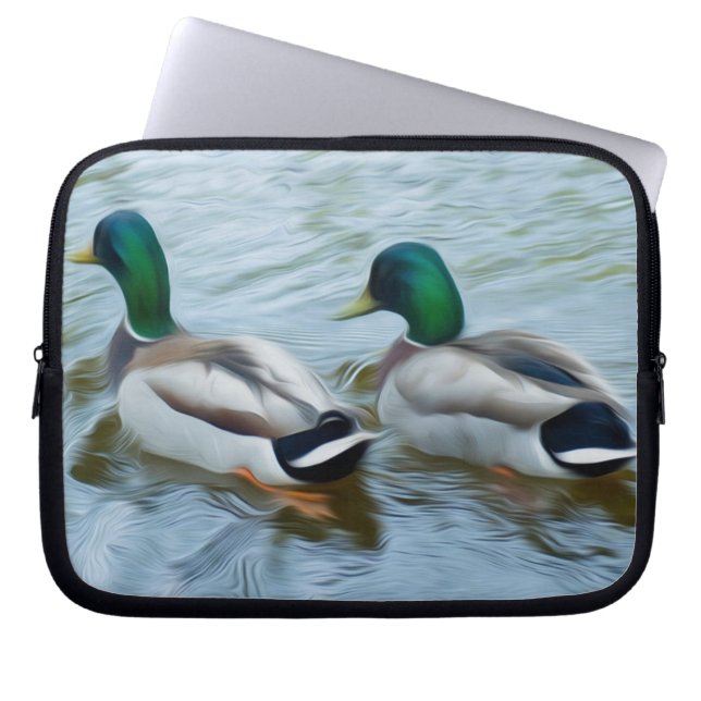 Funda Para Portátil Mallard Ducks (Frente)