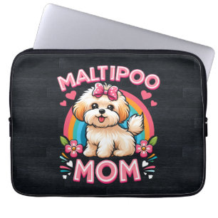 Funda Para Portátil Maltipoo Perro Mamá Por Maltipoo Dueño De Perro Ma