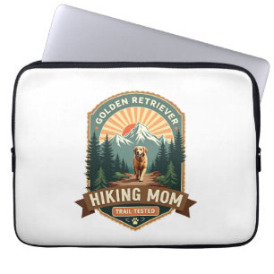 Funda Para Portátil Mamá de Golden Retriever Vintage Probada en Sender