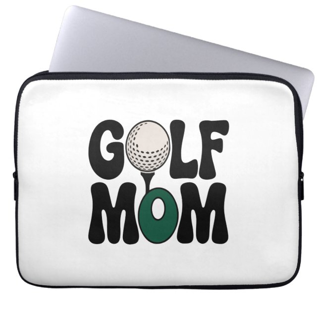 Funda Para Portátil Mamá del golf (Frente)